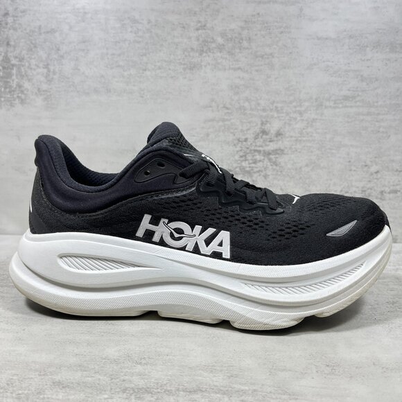 Hoka One One Bondi 9 Running Shoes - Women's Size 7.5 - Black - Picture 4 of 9